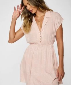 O'NEILL SP2416008 ONEIL LORI SS MINI DOT DRESS All Women's Clothing