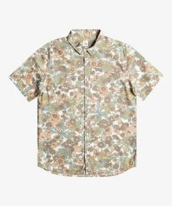 QUIKSILVER MORNING TRIP FLORAL COTTON SHIRT 7 QUIKSILVER MORNING TRIP FLORAL COTTON SHIRT