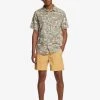 QUIKSILVER MORNING TRIP FLORAL COTTON SHIRT
