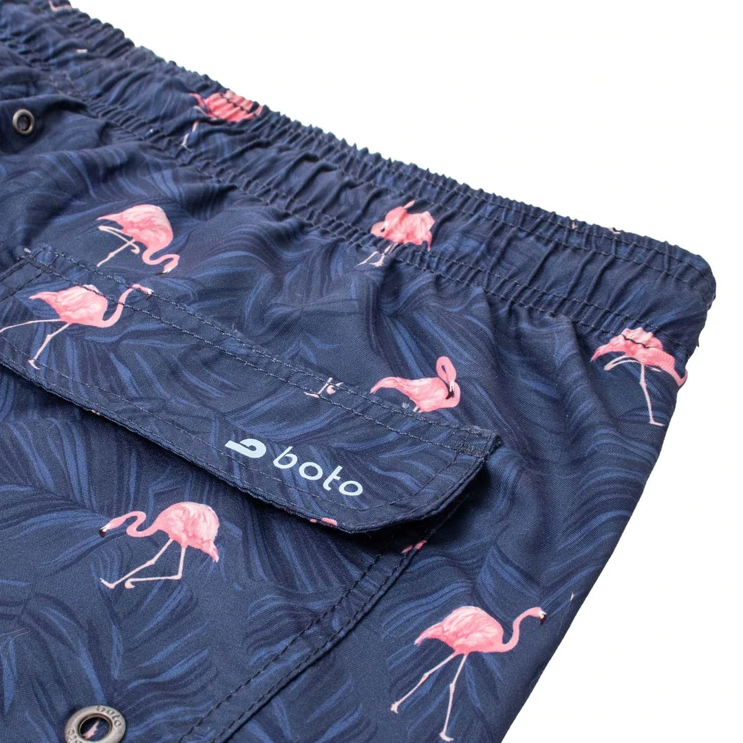 KABO All Men's Swimwear BOTO FLAMINGO PRINT SWIM TRUNK 6 KABO All Men's Swimwear BOTO FLAMINGO PRINT SWIM TRUNK