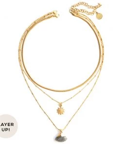 WELL DUNN WellDunn Sunny Layered Necklace Accessories