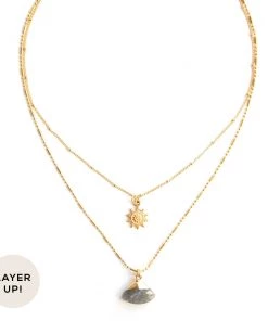 WELL DUNN WellDunn Sunny Layered Necklace Accessories