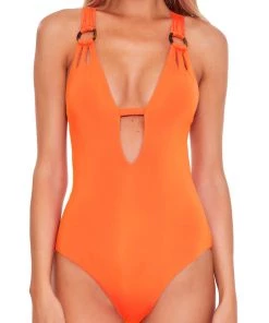 All Women's Swimwear BECCA COLOR CODE PLUNGE ONE PCE